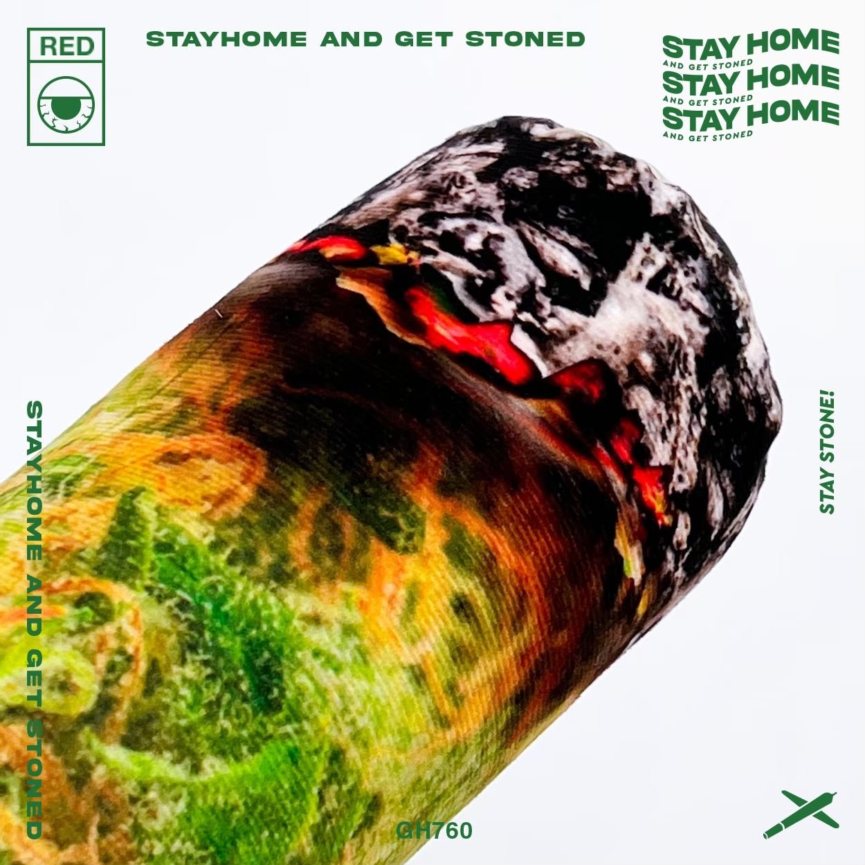 「STAYHOME」青蔥造型抱枕 - SMOKEDOG
