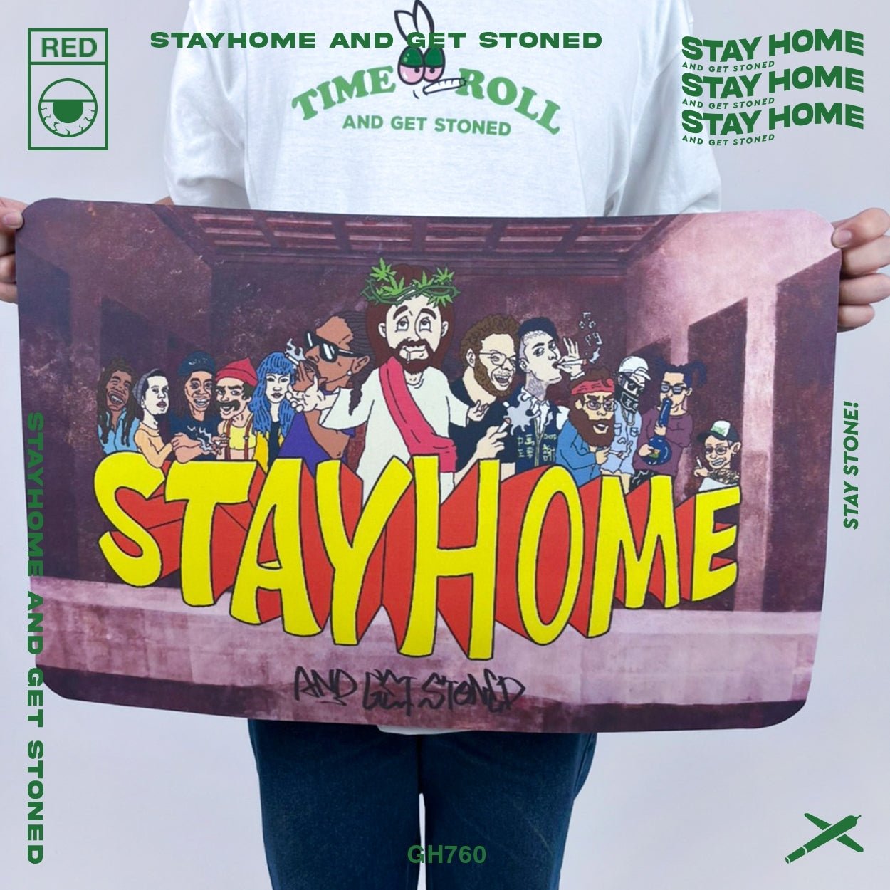 「STAYHOME」最後的晚餐:加厚硅藻土地墊 - SMOKEDOG