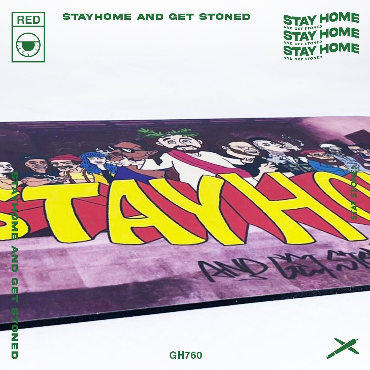 「STAYHOME」最後的晚餐:加厚硅藻土地墊 - SMOKEDOG
