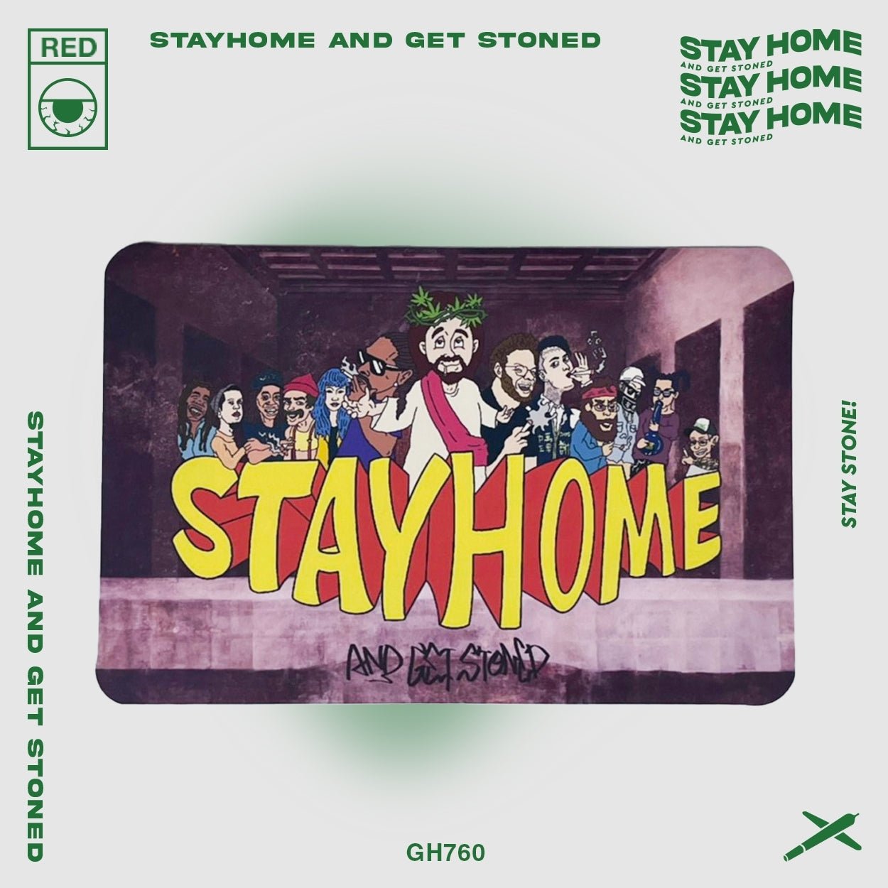 「STAYHOME」最後的晚餐:加厚硅藻土地墊 - SMOKEDOG